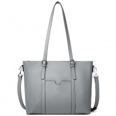 BOSTANTEN Women Leather Laptop Shoulder Handbag Vintage Briefcase 15.6" Computer Work Tote Bag