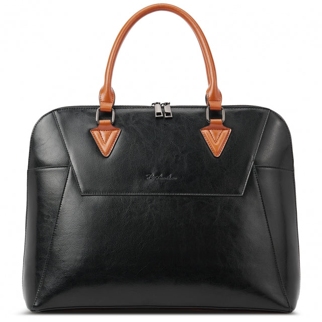 BOSTANTEN Briefcase for Women Leather 15.6 inch Laptop Shoulder Bag Office  Work Crossbody Handbag 