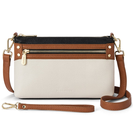 BOSTANTEN Small Crossbody Bags Wristlet Purses Envelope Clutch Purse