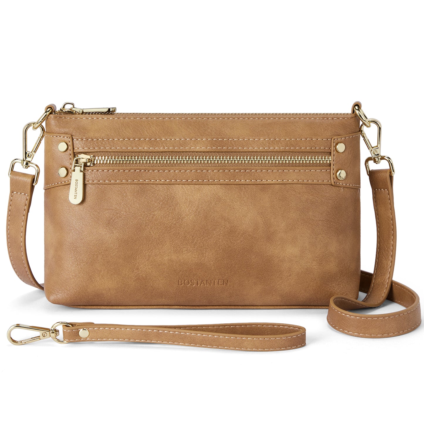 BOSTANTEN Small Crossbody Bags Wristlet Purses Envelope Clutch Purse