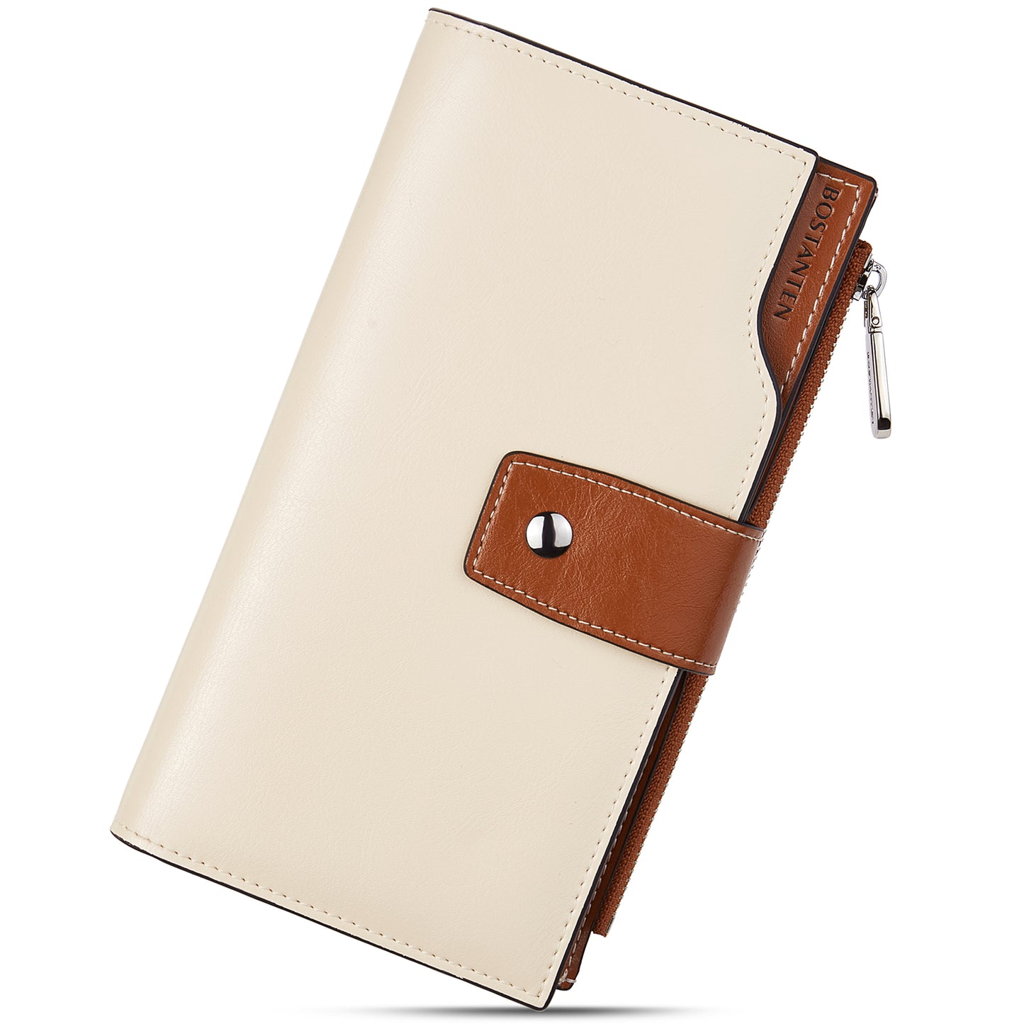 BOSTANTEN Womens Leather Wallets RFID Blocking Large Capacity Card Holder Phone Clutch