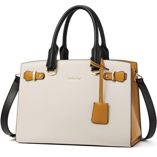 BOSTANTEN Women Leather Handbag Designer Satchel Purses Top Handle Shoulder Totes Crossbody Bag