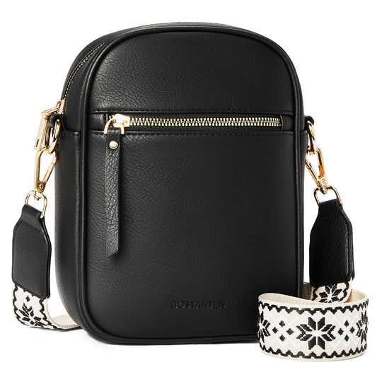 BOSTANTEN Crossbody Phone Bags for Women Small Cross Body Bag Cell Phone Wallet Purses Adjustable Strap