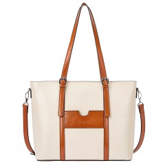 BOSTANTEN Women Leather Laptop Shoulder Handbag Vintage Briefcase 15.6" Computer Work Tote Bag