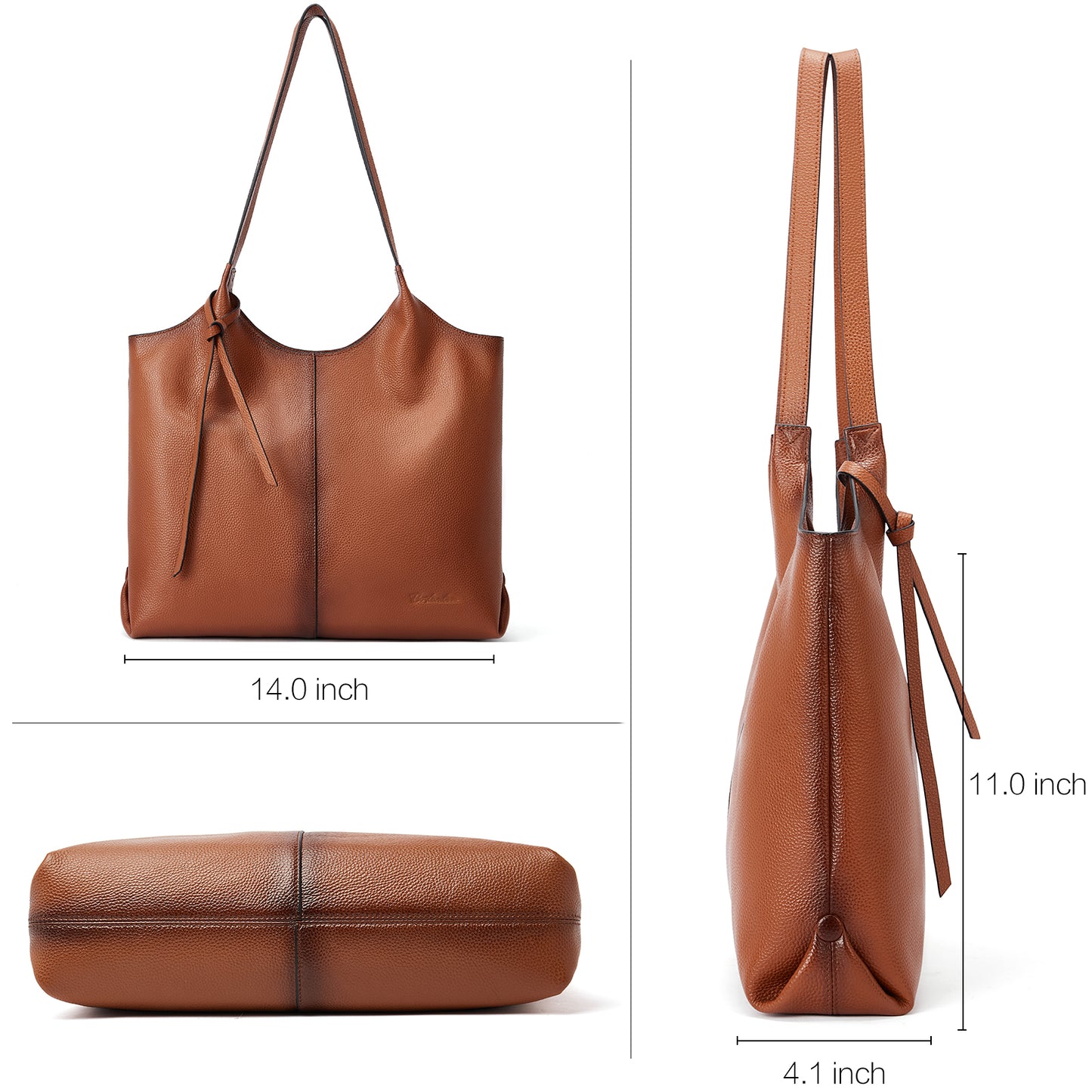 BOSTANTEN Women Handbags Designer Shoulder Tote Bag Soft Genuine Leather Top-handle Purse