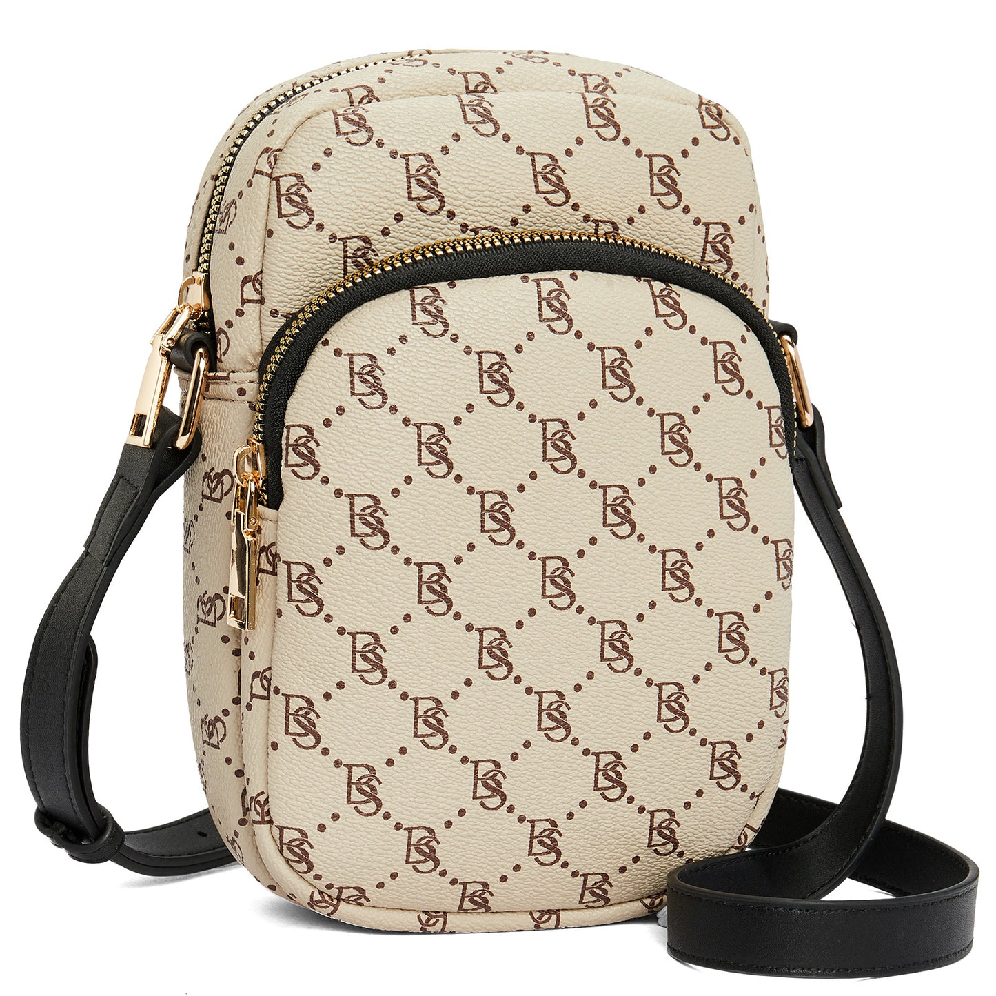 BOSTANTEN Small Crossbody Bags for Women Designer Zip Cell Phone Purse Shoulder Handbags Wallet with Card Slots