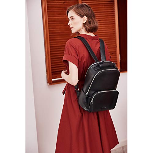 BOSTANTEN Genuine Leather Backpack Purse for Women Travel Large College Shoulder Bag