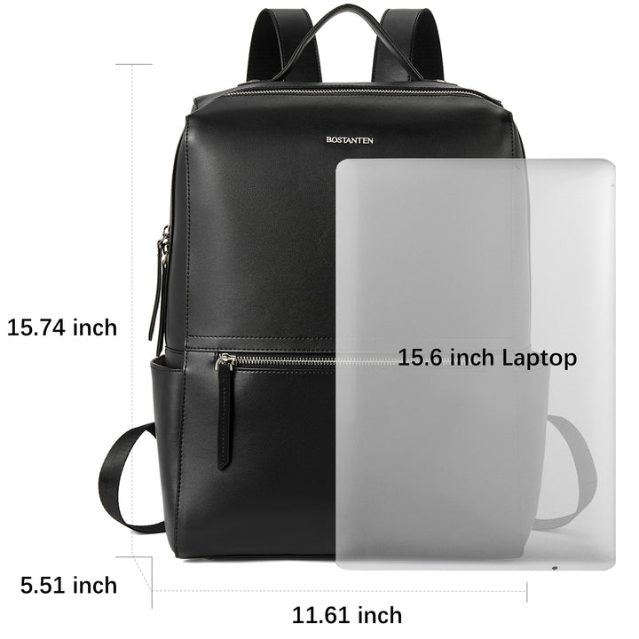 BOSTANTEN Genuine Leather Backpack Purse Fashion Casual College Travel Handbag for Women