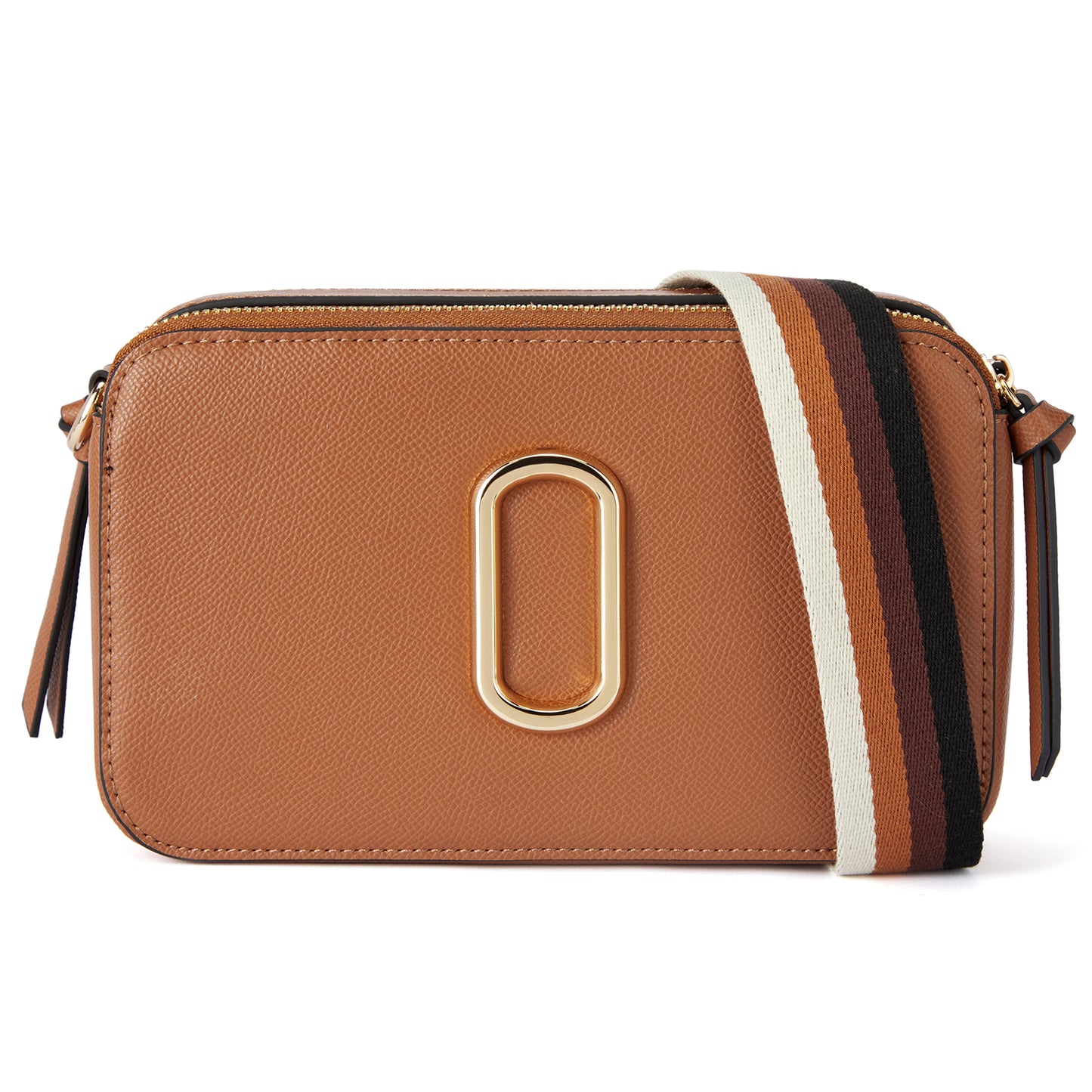 BOSTANTEN Crossbody Bags for Women Leather Snapshot Purses Shoulder Handbags with 2 Adjustable Wide Strap