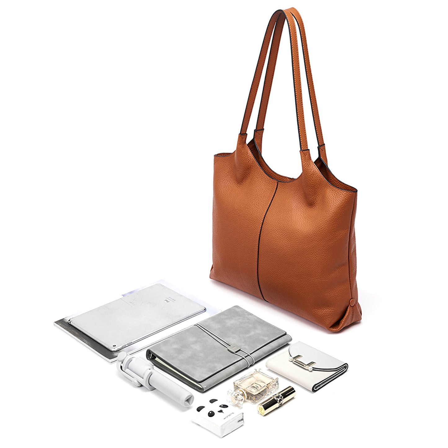 BOSTANTEN Women Handbags Designer Shoulder Tote Bag Soft Genuine Leather Top-handle Purse