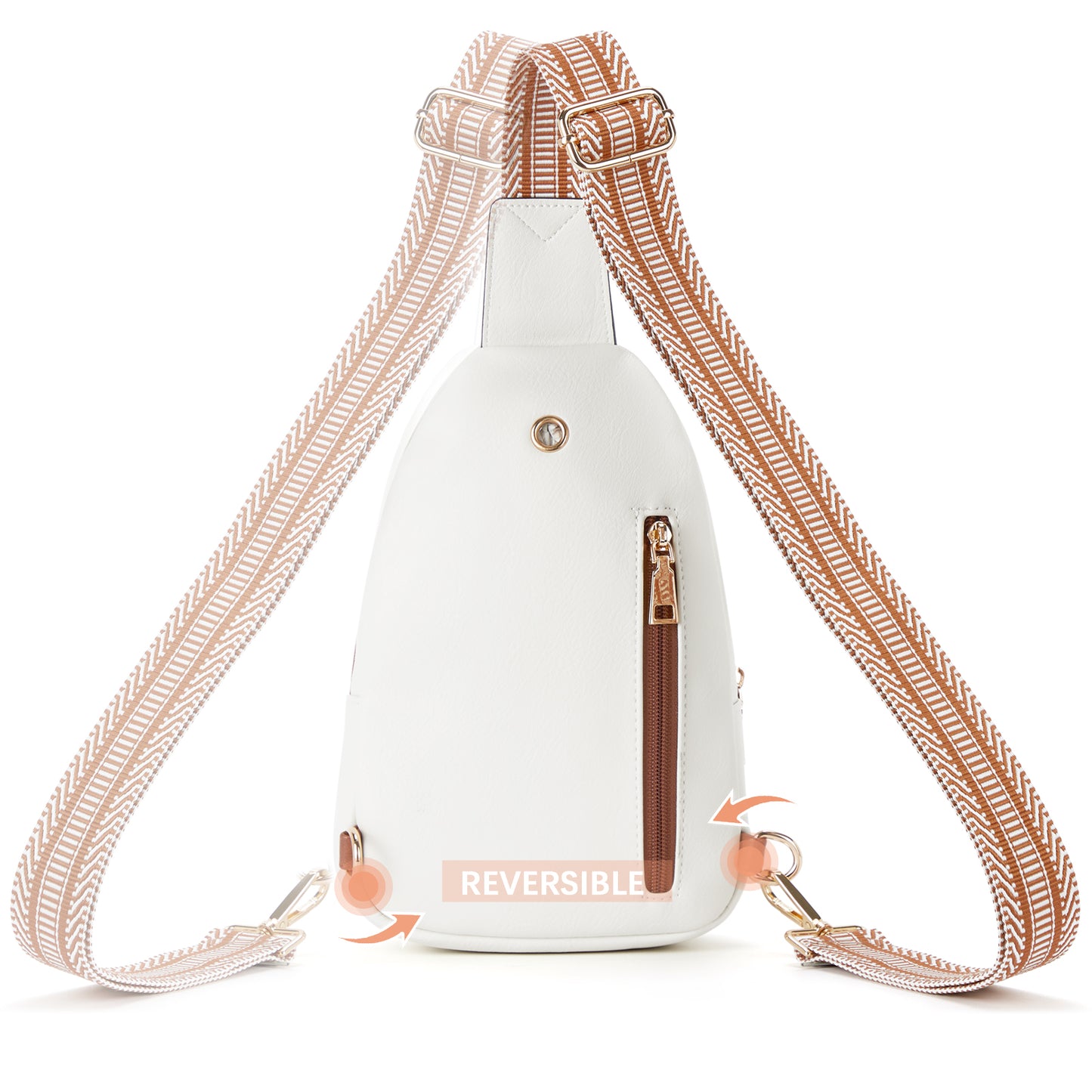 BOSTANTEN Small Sling Bag for Women Leather Crossbody Bags Fanny Pack Chest Bag for Travel