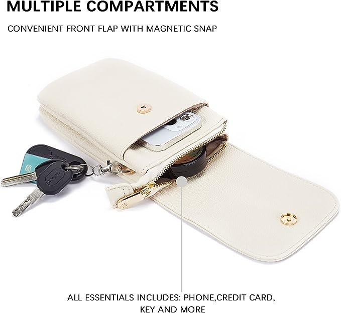 BOSTANTEN Small Crossbody Bags for Women Designer Cell Phone Bag Wallet Purses Adjustable Strap