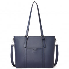 BOSTANTEN Women Leather Laptop Shoulder Handbag Vintage Briefcase 15.6" Computer Work Tote Bag