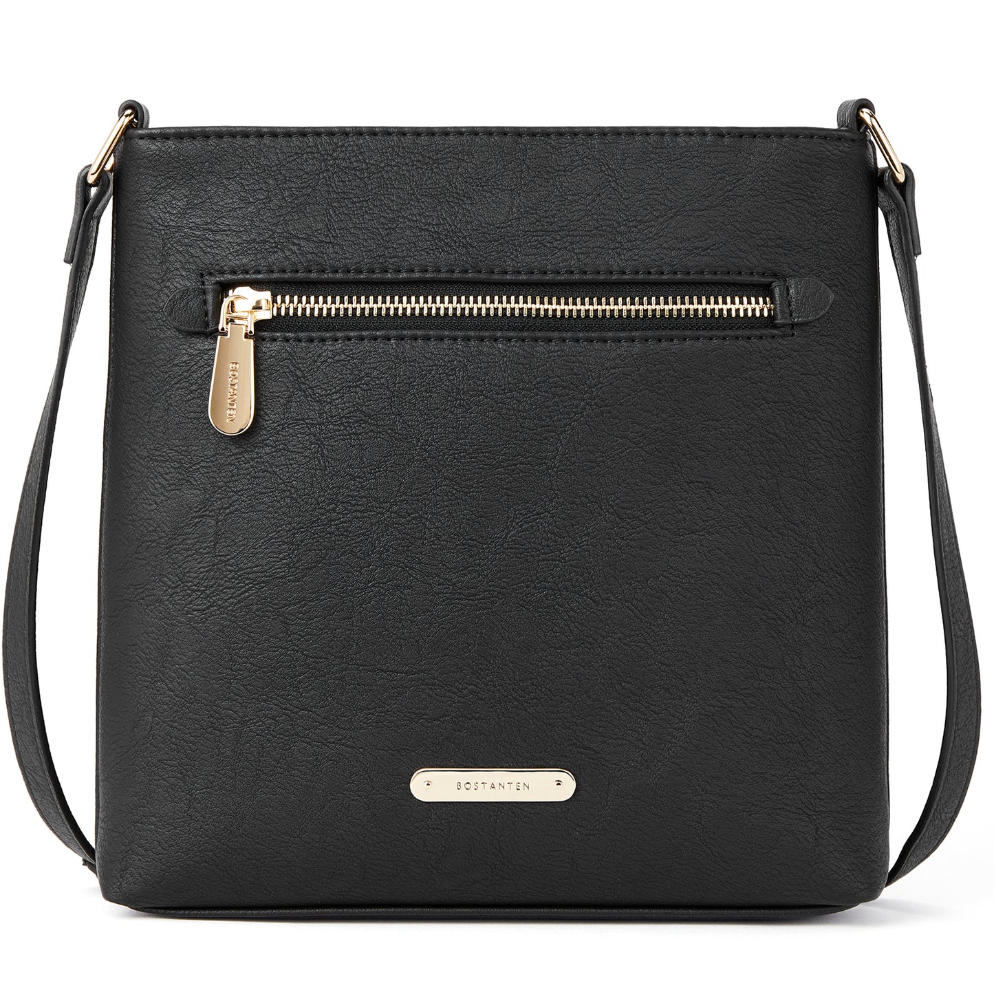 BOSTANTEN Crossbody Bags for Women Trendy Leather Designer Cell Phone Multi Pocket Cross Body Purses Shoulder Handbag Ladies