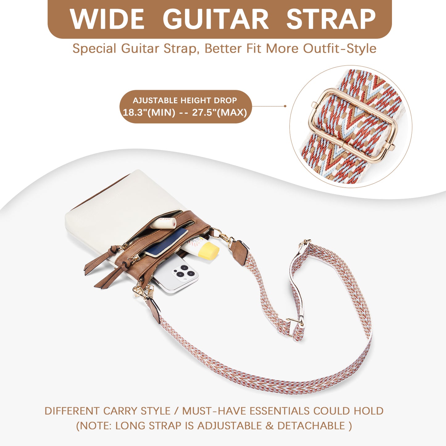 BOSTANTEN Small Crossbody Phone Purses for Women Crossbody Bags Trendy Leather Shoulder Handbag with Card Slots