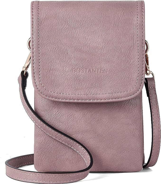 BOSTANTEN Small Crossbody Bags for Women Designer Cell Phone Bag Wallet Purses Adjustable Strap