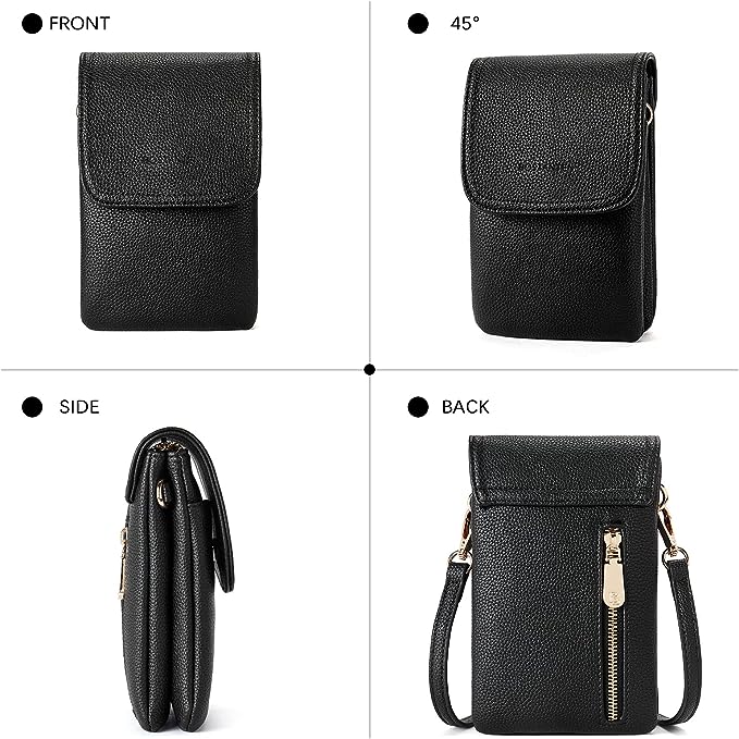 BOSTANTEN Small Crossbody Bags for Women Designer Cell Phone Bag Wallet Purses Adjustable Strap