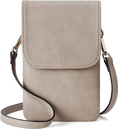 BOSTANTEN Small Crossbody Bags for Women Designer Cell Phone Bag Wallet Purses Adjustable Strap