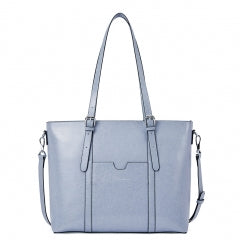 BOSTANTEN Women Leather Laptop Shoulder Handbag Vintage Briefcase 15.6" Computer Work Tote Bag
