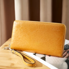 BOSTANTEN Leather Wallets for Women RFID Blocking Zip Around Credit Card Holder Phone Clutch
