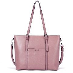 BOSTANTEN Women Leather Laptop Shoulder Handbag Vintage Briefcase 15.6" Computer Work Tote Bag