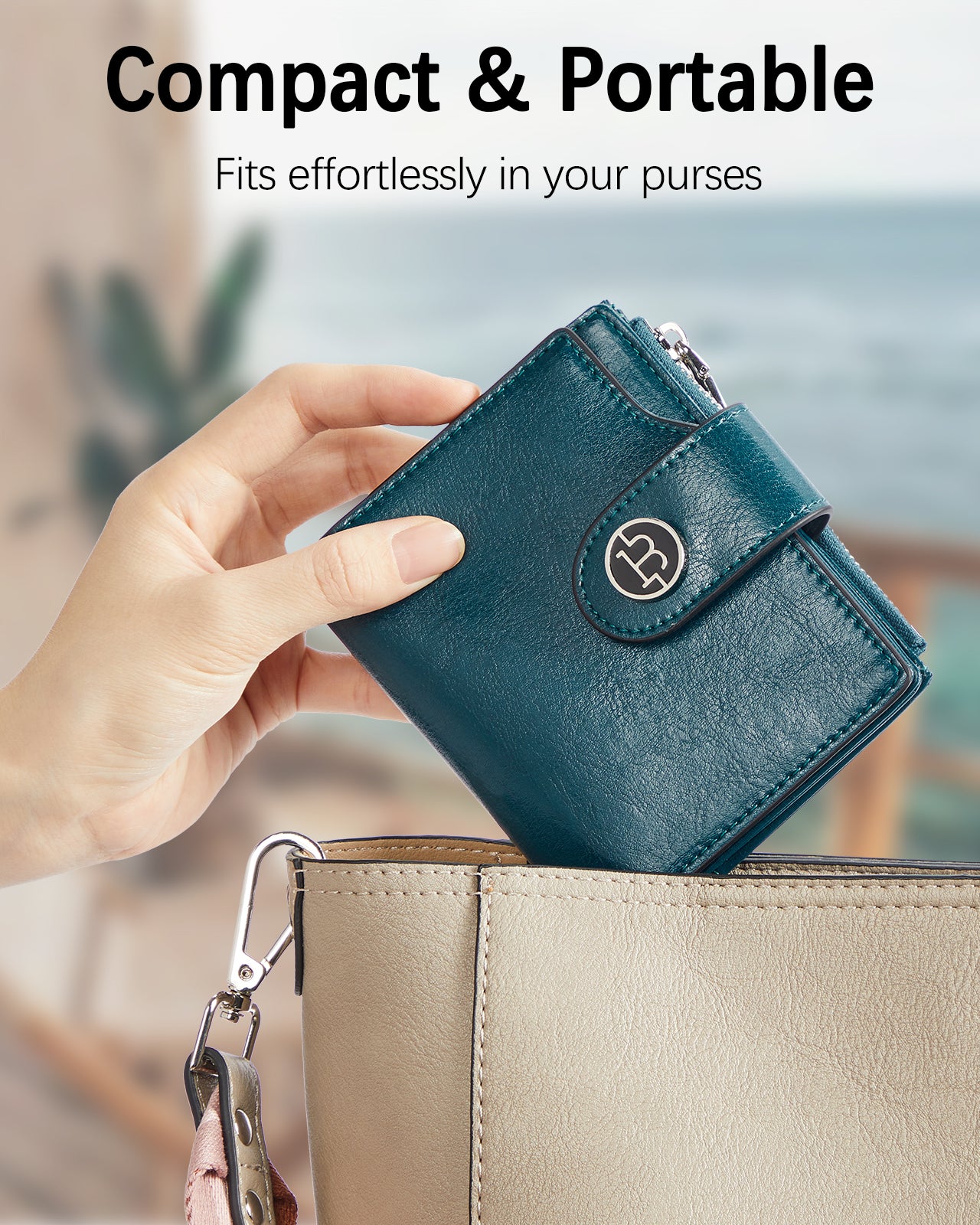 RFID Mini Travel Wallet, Key Ring License & Credit Card Holder – KOLUNTU