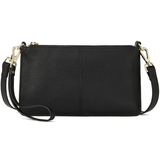 BOSTANTEN Small Purses for Women Crossbody Bags Leather Wristlet Purses Envelope Clutch Purse