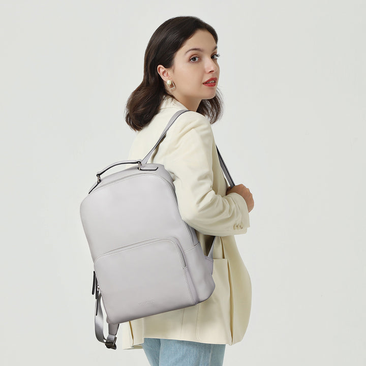 BOSTANTEN Genuine Leather Backpack Purse for Women Travel Large College Shoulder Bag