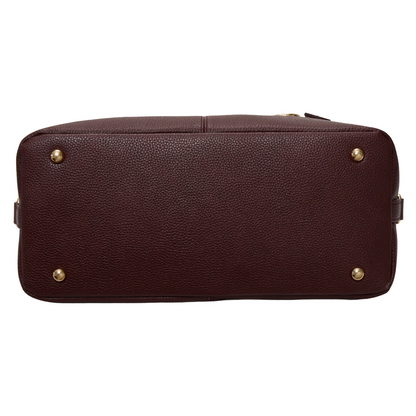 Nevin Genuine Leather Boston Handbag