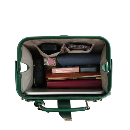 Timeless Grace Doctor Bag - Full Grain Pebble Leather