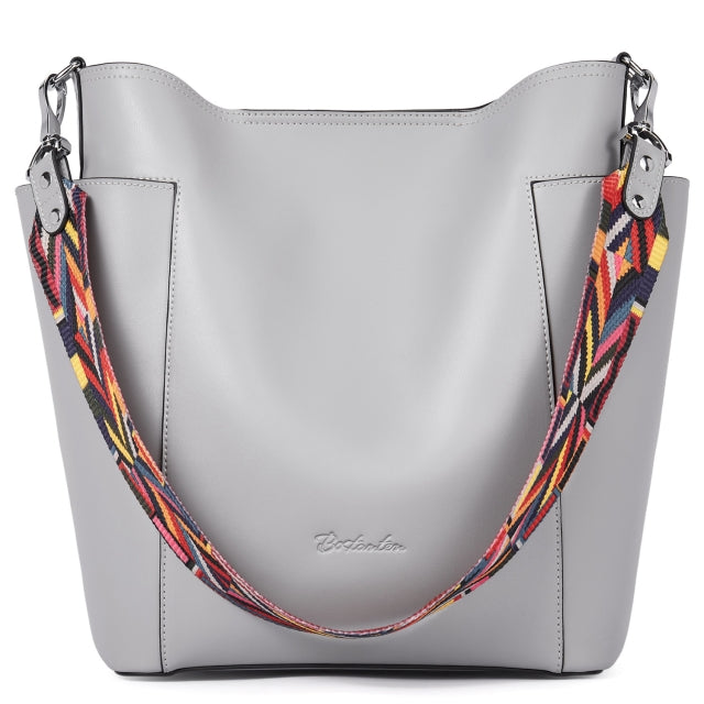 Luggage Set BOSTANTEN Women's Leather Designer Handbags Tote