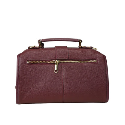 Timeless Grace Doctor Bag - Full Grain Pebble Leather