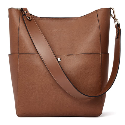 Women's Leather Designer Handbags Tote Purses Shoulder Bucket Bags