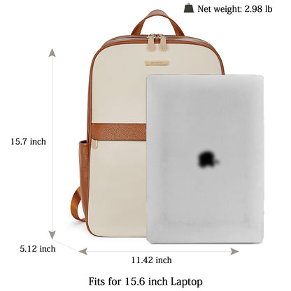 Laptop Backpack for Women - Premium Leather