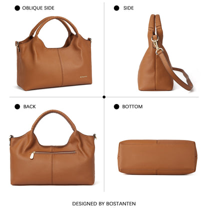 Nevin Genuine Leather Satchel Hobo Top Handle Tote Handbags