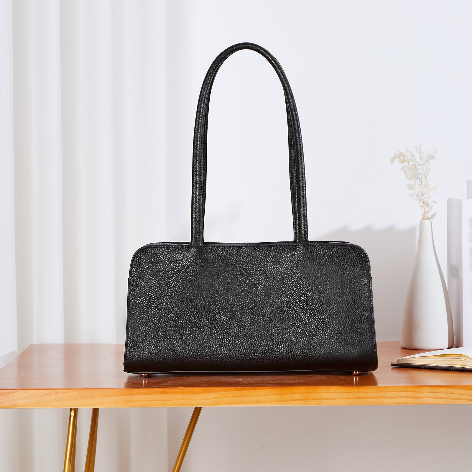 BOSTANTEN Women Designer Handbags Genuine Soft Leather Top Handle Purses  and Handbags Satchel Shoulder Bag
