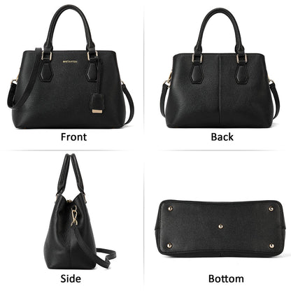 BOSTANTEN Women Leather Handbag Designer Top Handle Satchel Shoulder Tote Bags Crossbody Purses