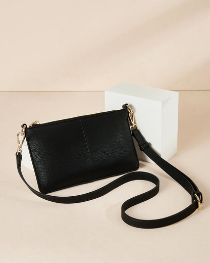 BOSTANTEN Small Purses for Women Crossbody Bags Leather Wristlet Purses Envelope Clutch Purse