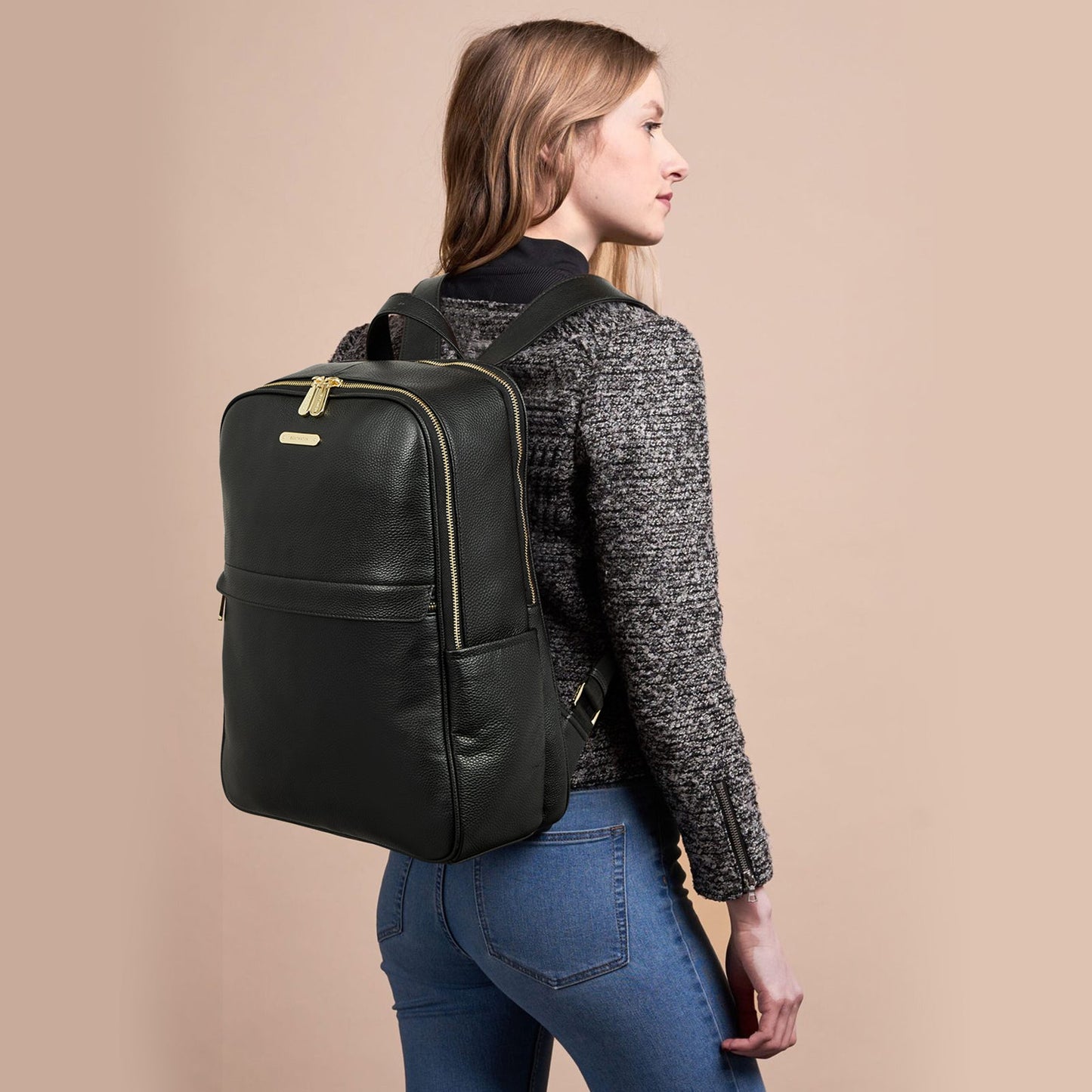 Laptop Backpack for Women - Premium Leather
