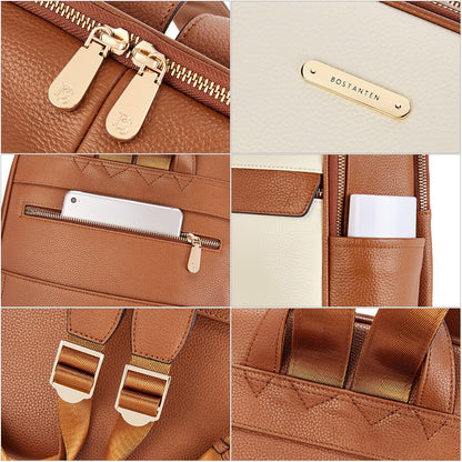 Laptop Backpack for Women - Premium Leather