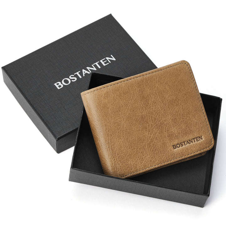 Buy Men Brown 100% Leather Wallet Online - 688106 | Van Heusen