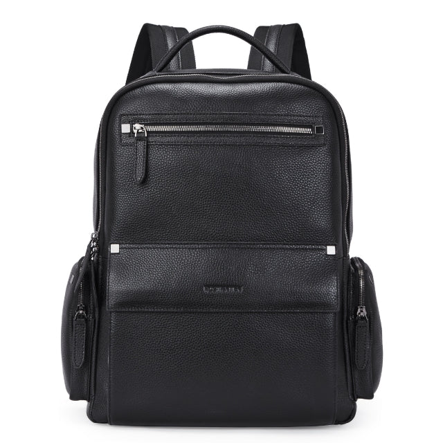 BOSTANTEN Men Leather Backpack 15.6 inch Laptop Backpack Travel Busine ...